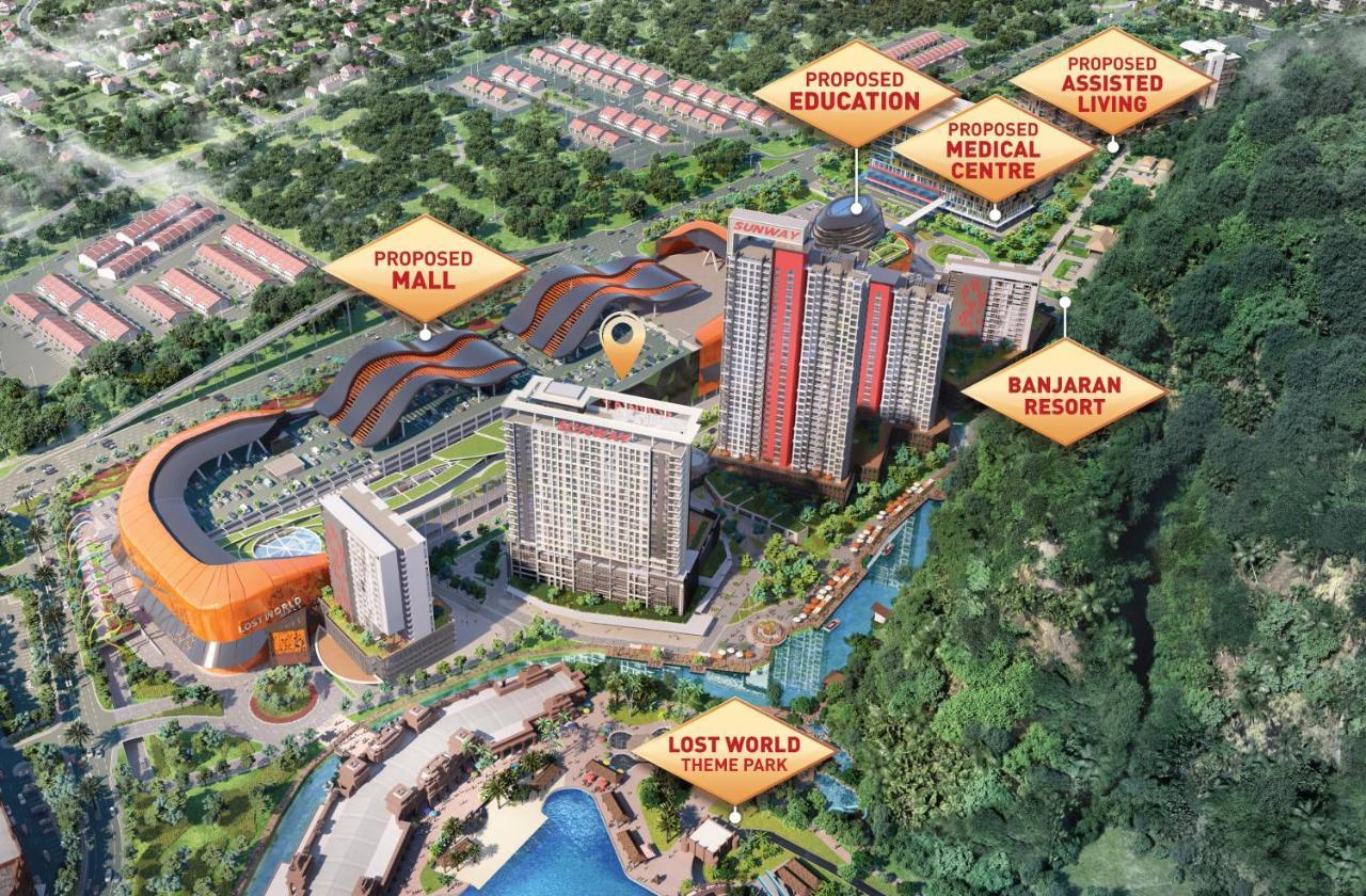 Ipoh Tambun Lost World Sunway Onsen Suites Luna 2R2B 8Paxs Zewnętrze zdjęcie